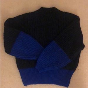 NWOT Nordstrom Cropped Color-block Sweater